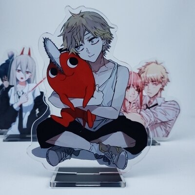 Anime Chainsaw Man 15cm Cosplay Acrylic Figure Stand Figure 7294 Kids Collection Toy 5.jpg 640x640 5 - Chainsaw Man Shop