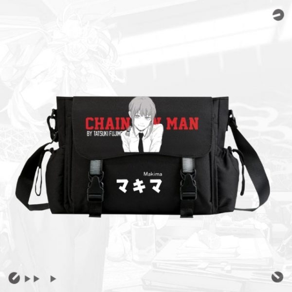 Anime Chainsaw Man Crossbody Casual Bags School Bag Unisex Messenger Bag Fashion Shoulder - Chainsaw Man Shop