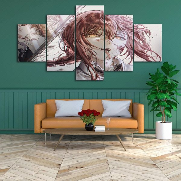 Canvas HD Chainsaw Man Prints Painting Wall Art Japan Anime Poster Modern Home Decor Modular Pictures 2 - Chainsaw Man Shop