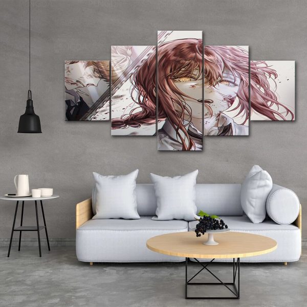 Canvas HD Chainsaw Man Prints Painting Wall Art Japan Anime Poster Modern Home Decor Modular Pictures 3 - Chainsaw Man Shop