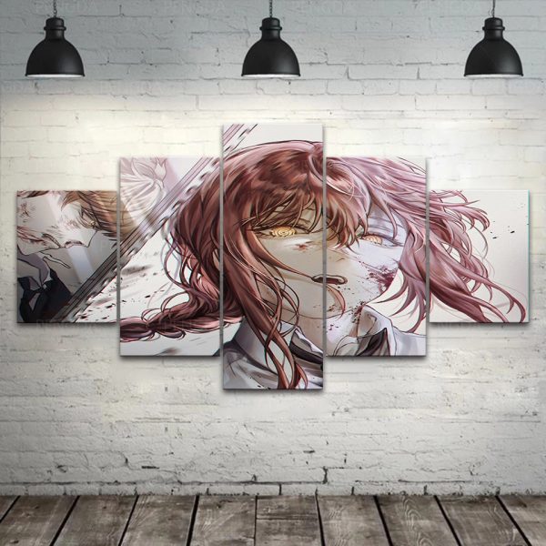Canvas HD Chainsaw Man Prints Painting Wall Art Japan Anime Poster Modern Home Decor Modular Pictures - Chainsaw Man Shop