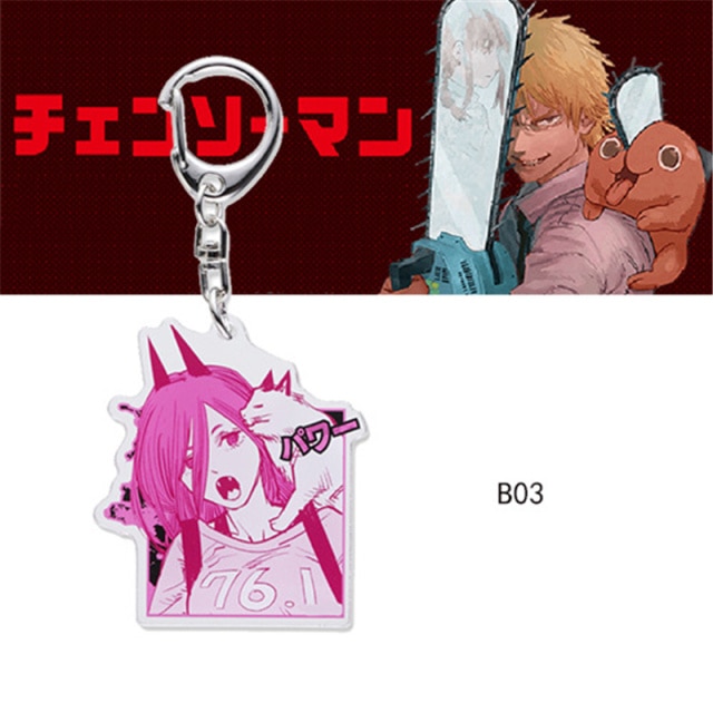 Chainsaw Man Keychain Aki Hayakawa Keychain Chainsaw Man Shop