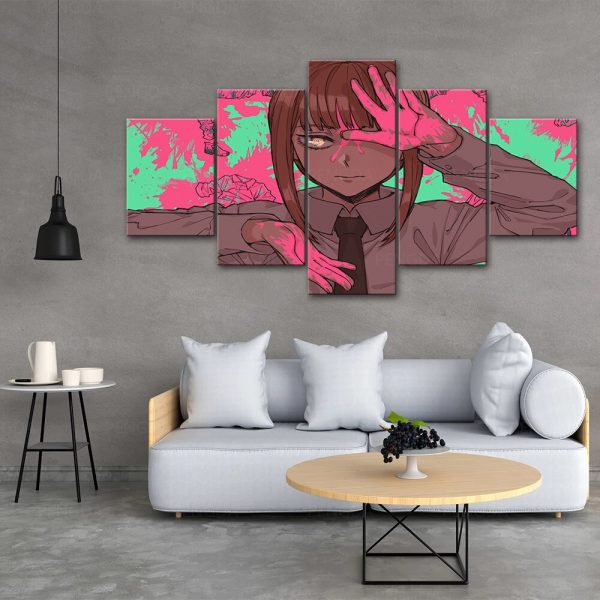 HD Home Decor Chainsaw Man Canvas Japan Anime Prints Painting Poster Wall Modern Artwork Modular Pictures 2 - Chainsaw Man Shop