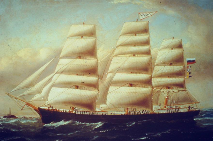 The SS Palme, a 1,114 ton barque,