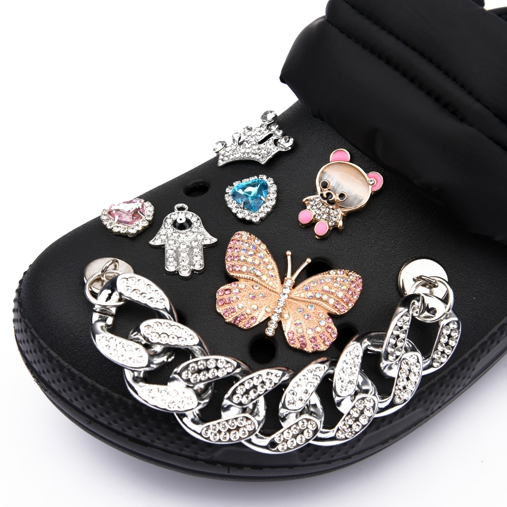 1Pcs DIY Shoe Charms Cartoon Letter Croc Charms Adult Kids Sandals Pins  Shoe Decoration jibz Cros Accessories Free shipping