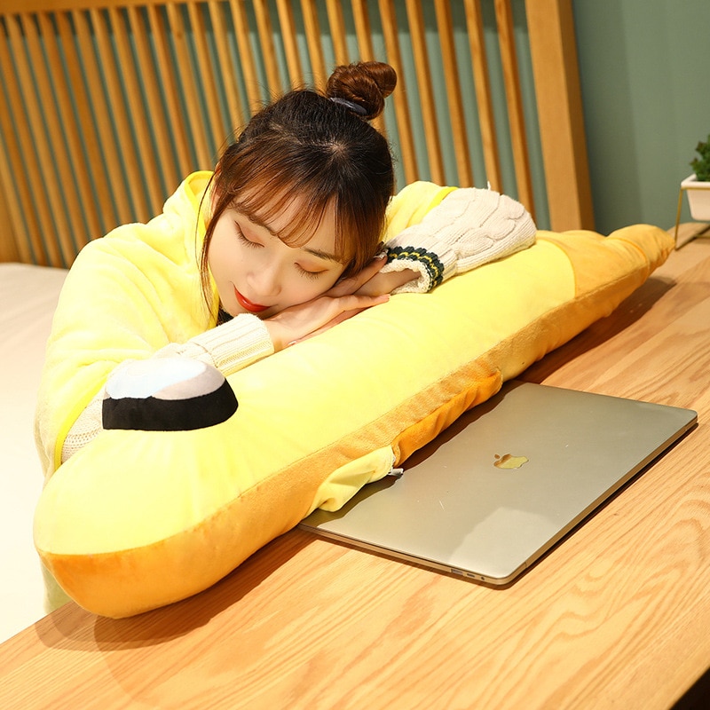 Among Us Long Pillow Cushion Sleepng Pillow Animal Doll Kawaii Figure Peluche Girl Gift 2 - Among Us Plush