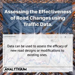 Assesing the effectiveness of road changes using traffic data