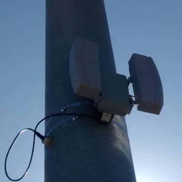 A cell phone antenna is attached to a pole in the Main Page Template.