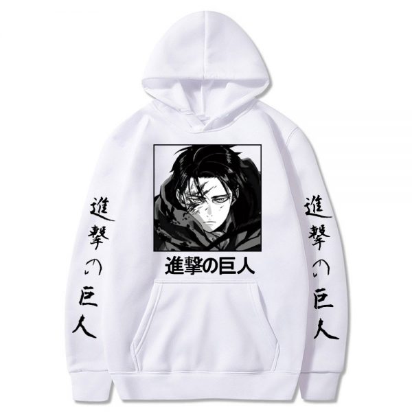 Attack on Titan Anime Hoodies Levi Ackerman Spring Hooded Swearshirts Women Men Unisex Casual Loose Pullovers 1 - Attack On Titan Store