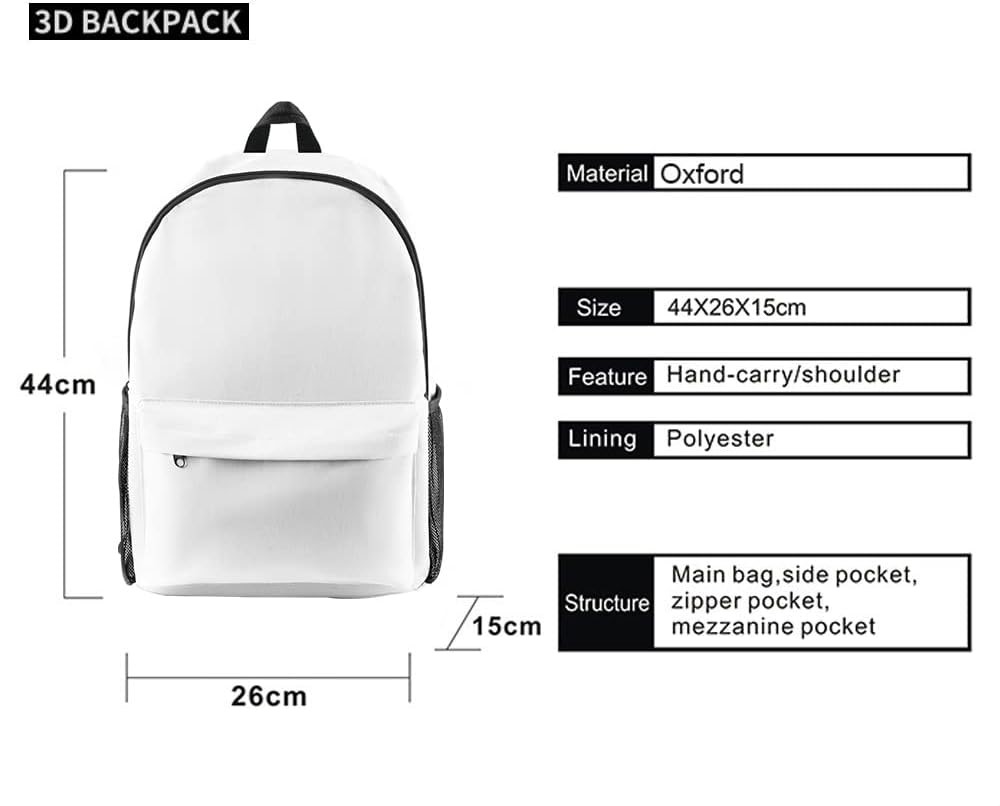 backpack size chart 21 - Attack On Titan Store