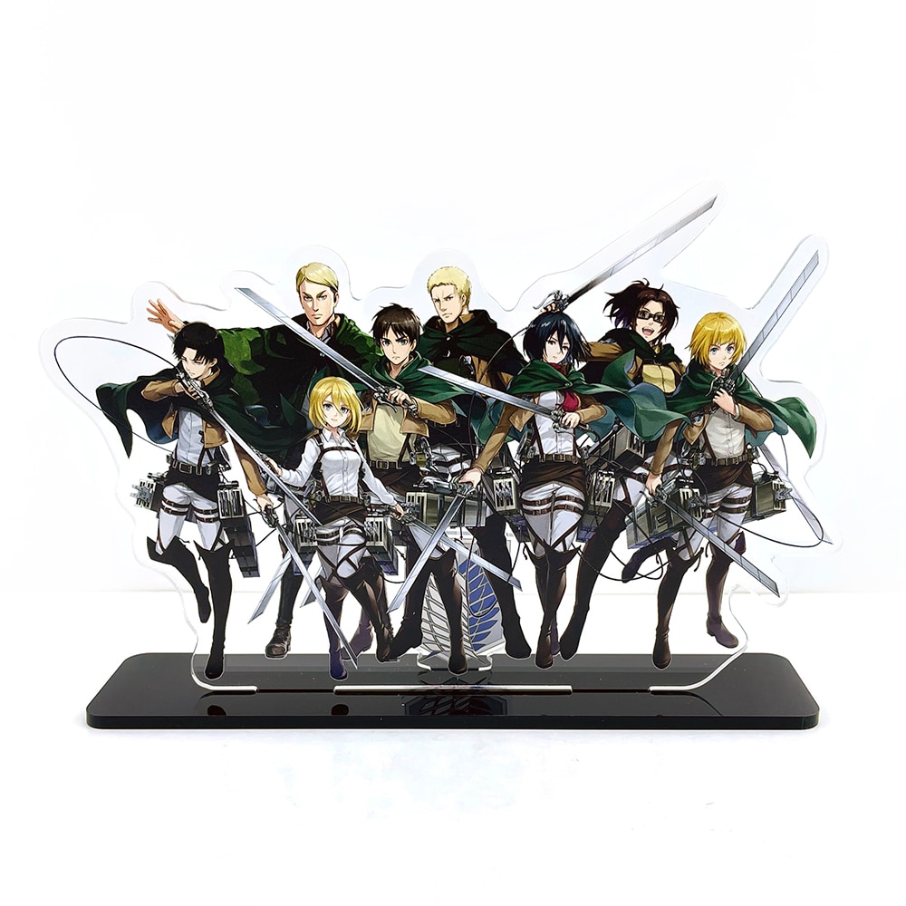 Shingeki no Kyojin Attack on Titan Mikasa Eren Armin Levi Erwin Hange HM acrylic stand figure 1 - Attack On Titan Store