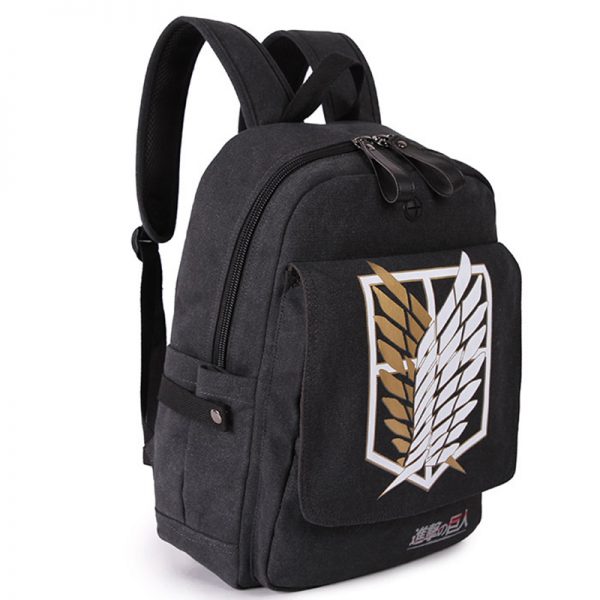 Attack on Titan Backpack Men Women Canvas Japan Anime Printing School Bag for Teenagers Travel Bags Mochila Galaxia BP0153