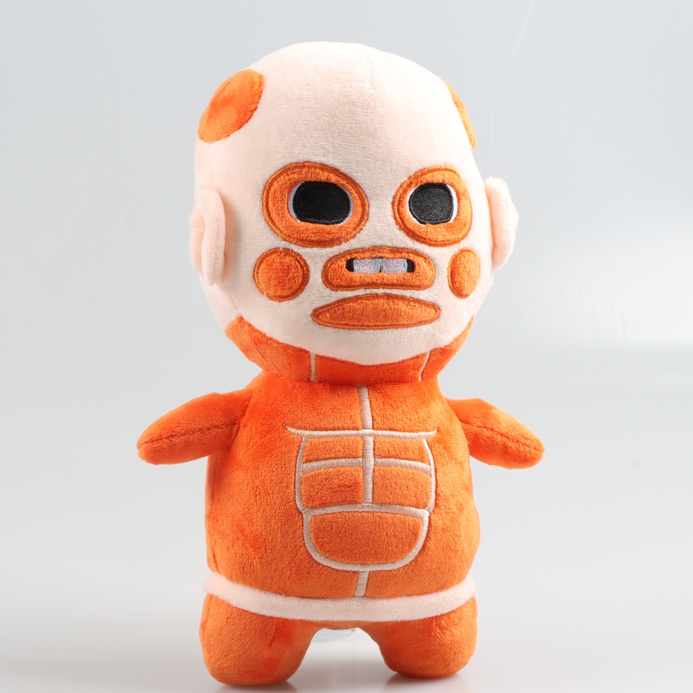 25cm Chibi Titans 2 Plush Toy Cartoon Animation Attack On Titan Cute Stuffed Soft Toy Dolls 1 - Attack On Titan Store