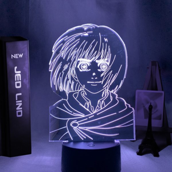 Anime Attack on Titan 3d Lamp Armin Arlert Light for Bedroom Decoration Kids Gift Attack on - Attack On Titan Store
