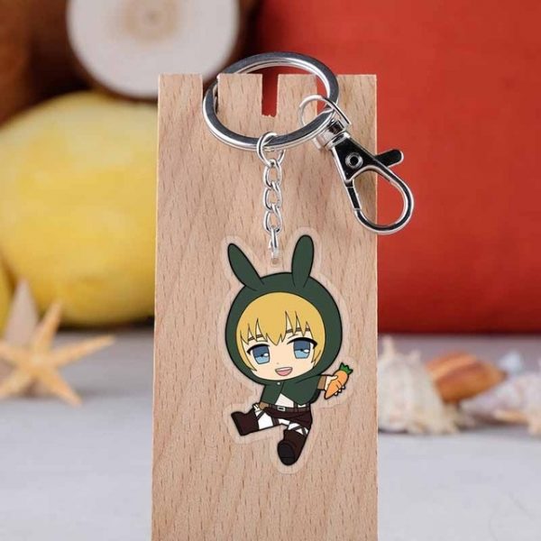 2019 New Arrival Attack on Titan Japanese anime figure acrylic mobile phone charms keychain strap keyring 13.jpg 640x640 13 - Attack On Titan Store