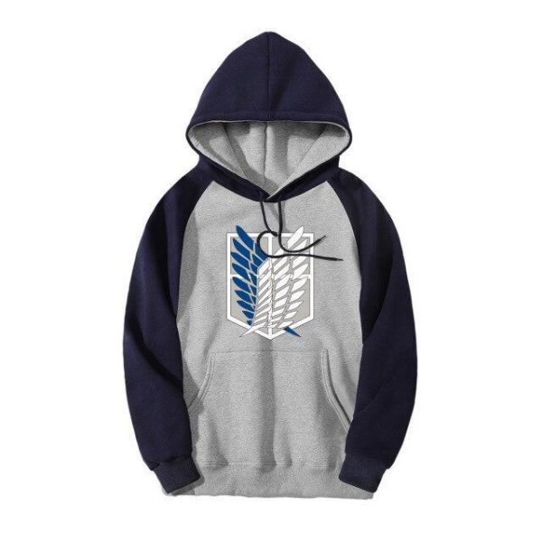 Attack on Titan Scout Regiment Emblem Colored Hoodie Official Attack On Titan Merch