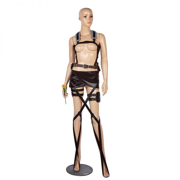 Attack On Titan Cosplay Costume Eren Jaeger Leather Skirt Mikasa Ackerman Suit Cloak Jacket Scout Regiment 4 - Attack On Titan Store