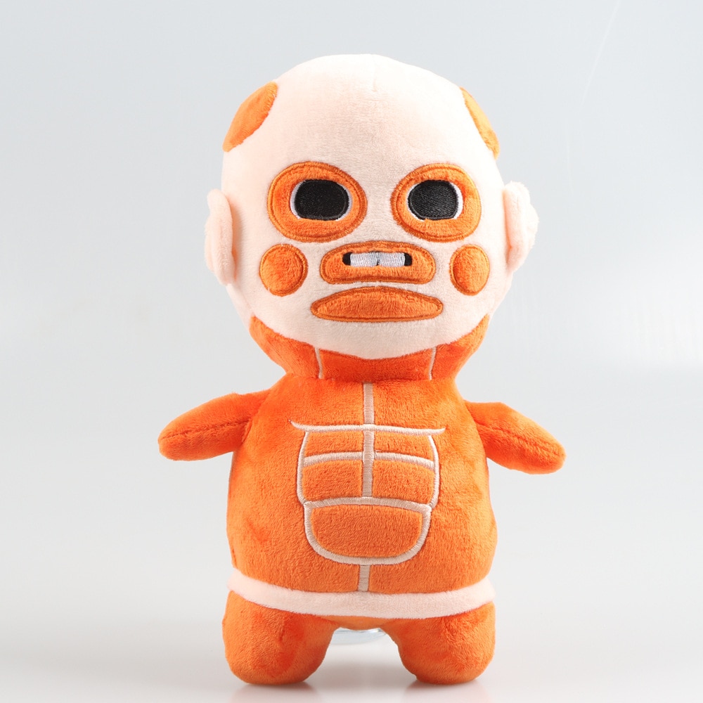 25cm Chibi Titans 2 Plush Toy Cartoon Animation Attack On Titan Cute Stuffed Soft Toy Dolls - Attack On Titan Store