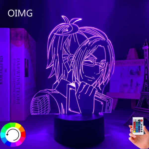 Anime 3d Light Attack on Titan Hange Zoe Lamp for Home Decor Birthday Gift Manga Attack - Attack On Titan Store