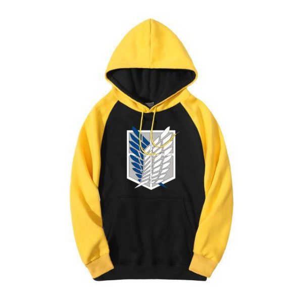 Attack on Titan Scout Regiment Emblem Colored Hoodie Official Attack On Titan Merch