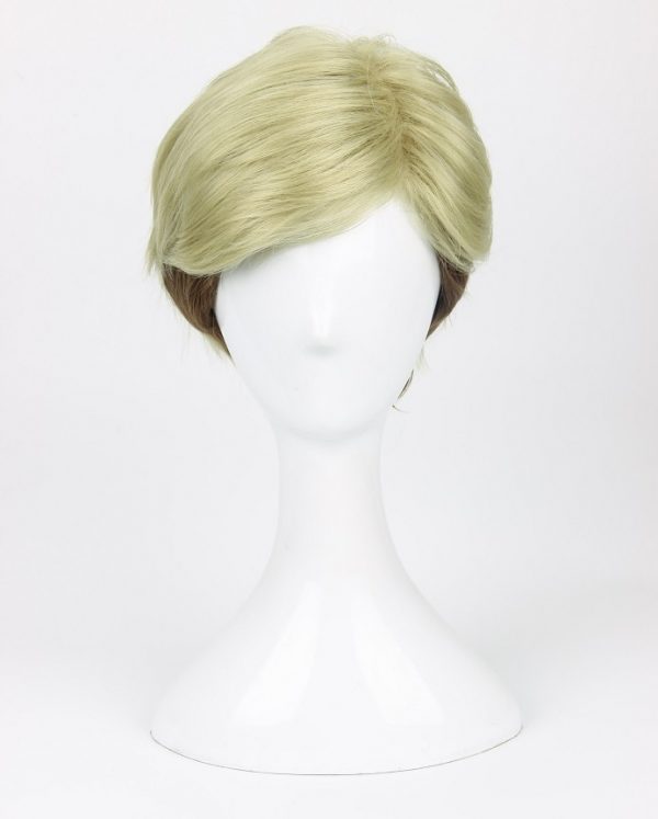 Attack on Titan Erwin Smith Wig Short Blonde Brown Ombre Color Cosplay Wig 1 - Attack On Titan Store