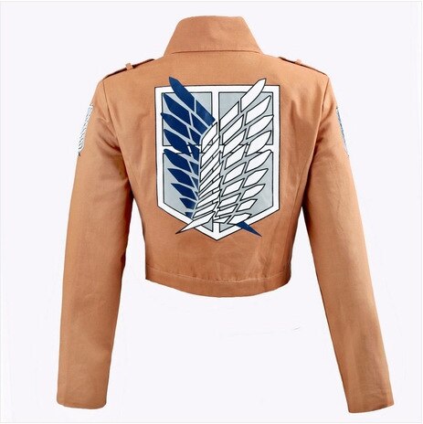 Attack On Titan Cosplay Costume Eren Jaeger Leather Skirt Mikasa Ackerman Suit Cloak Jacket Scout Regiment 1 - Attack On Titan Store