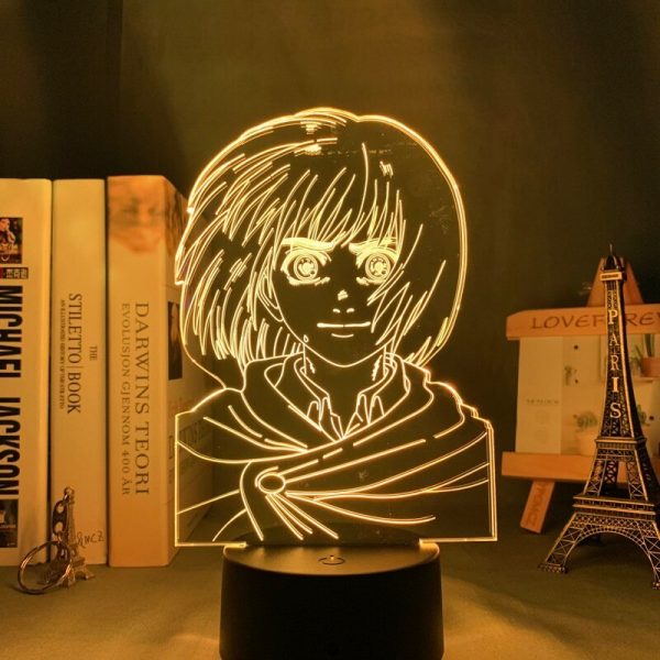 Anime Attack on Titan 3d Lamp Armin Arlert Light for Bedroom Decoration Kids Gift Attack on 1 - Attack On Titan Store