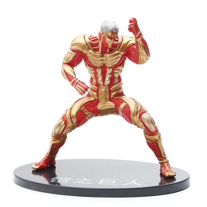 16cm Anime Attack on Titan Figures The Armored Titan Statues Model Toy Eren Jaeger PVC Yoroi - Attack On Titan Store