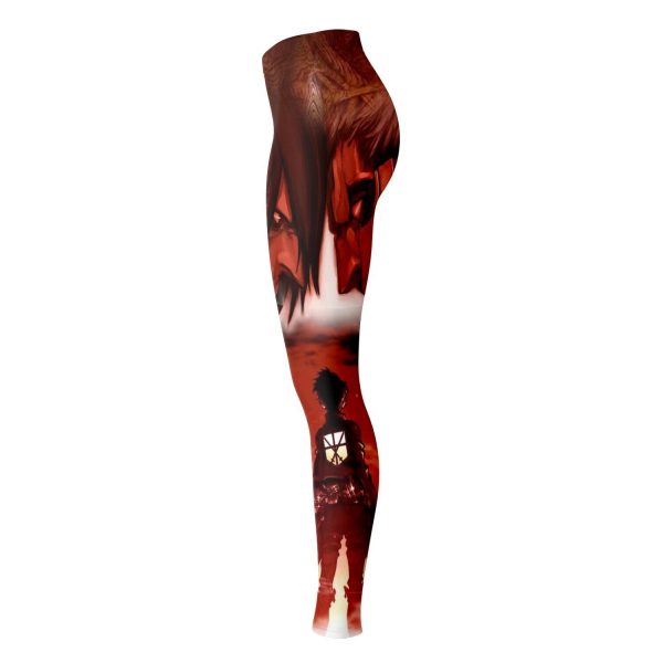 burning attack on titan premium leggings 429562 - Attack On Titan Store