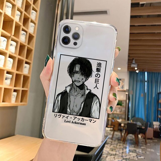 Soft Clear Phone Case For iphone 12 11 pro XS MAX 8 7 Plus X - Attack On Titan Store
