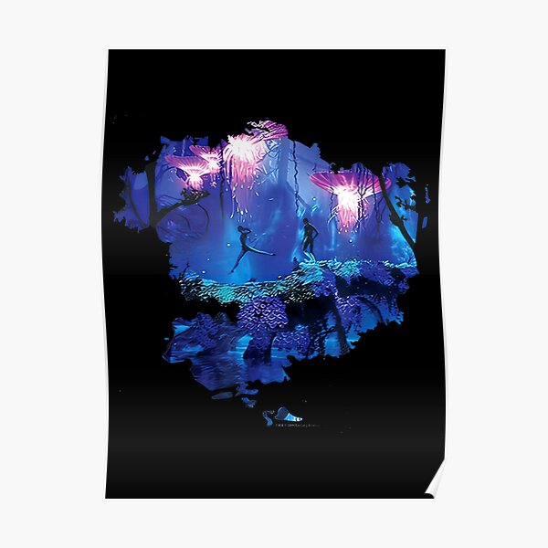 Avatar The Way of Water Pandora Jellyfish Forest Poster RB0301 product Offical Avatar Merch