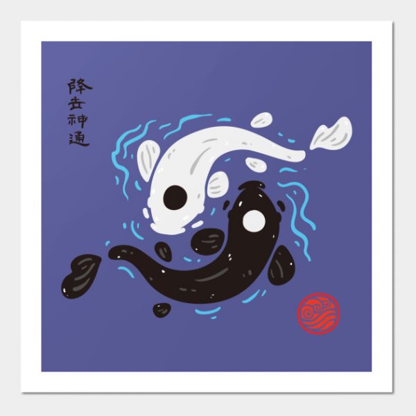 Yin-Yang Koi Fish