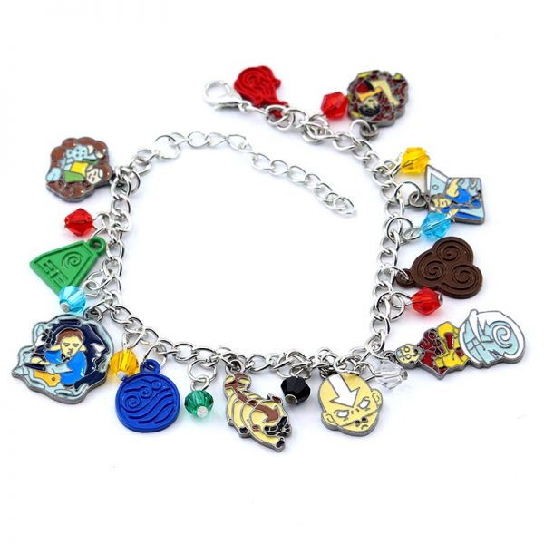 Fashion Movie The Last Airbender charm Bracelet Metal Avatar Airbender Jewelry Gift For Fans - Avatar The Last Airbender Merch