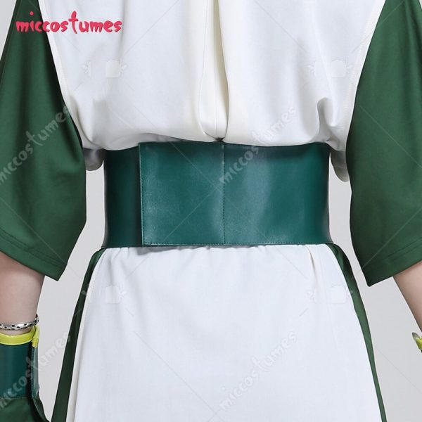 Avatar The Last Airbender Toph Beifong Adult Green Kungfu Suit Cosplay Costume with Hairband 4 - Avatar The Last Airbender Merch
