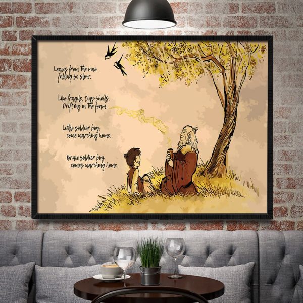 Avatar Art Nursery Decor Kids Gift Wall Canvas Easter Gifts Print And Poster Wall art Pictures 2 - Avatar The Last Airbender Merch