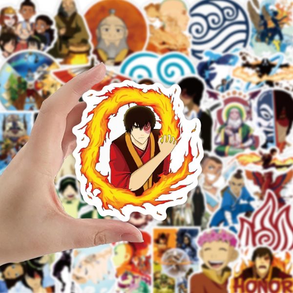 10 30 50PCS Avatar The Last Airbender Anime Stickers Skateboard Guitar Laptop Motorcycle Luggage Classic Toy 3 - Avatar The Last Airbender Merch