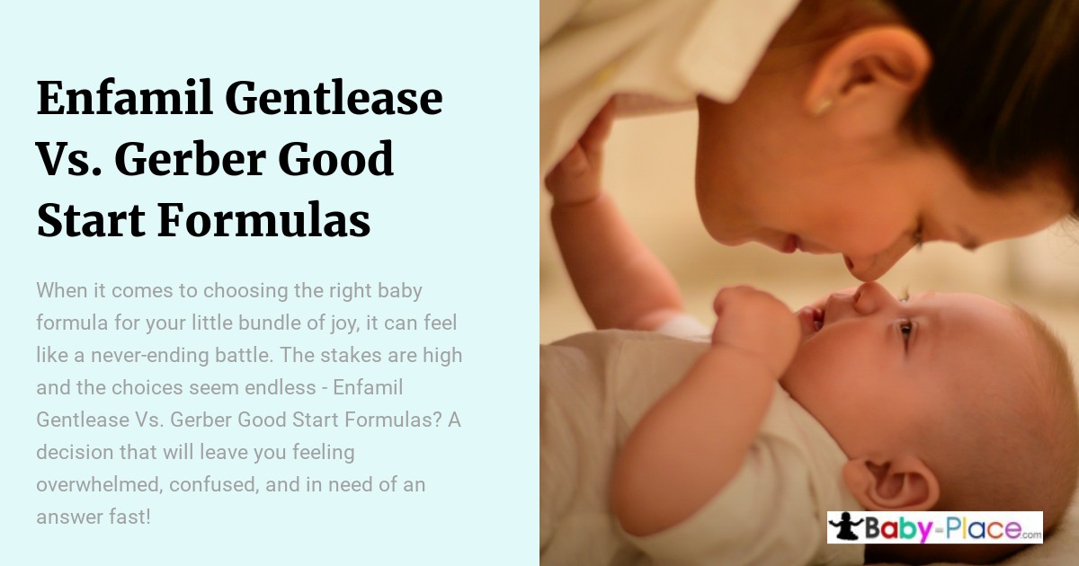 Formula similar to gerber good deals start gentle