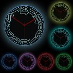 The Counter Clockwise Wall Clock Minimalist Design Home Decor Timepieces Black Reverse Backwards Clock Silent Sweep 5 - Backwards Clock
