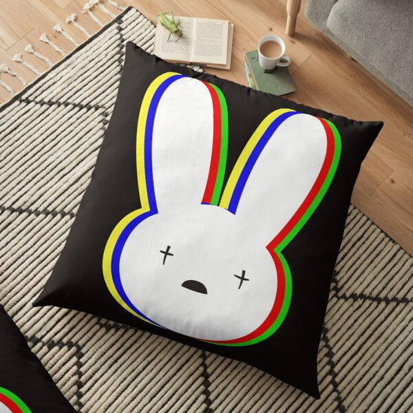 Bad Bunny Floor Pillow RB3107 product Offical Bad Bunny Merch
