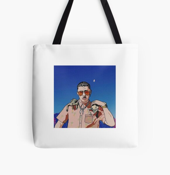 Bad Bunny Drawing All Over Print Tote Bag RB3107 product Offical Bad Bunny Merch
