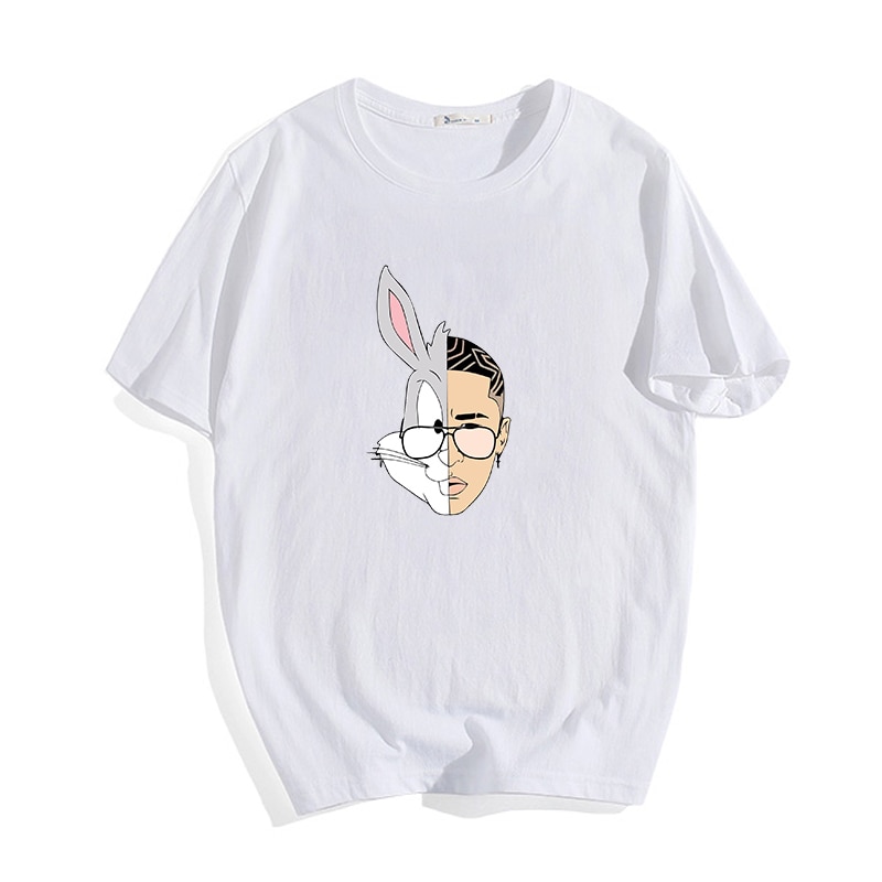 new bad bunny logo t shirt 2021 bbm0108 5237 - Bad Bunny Store