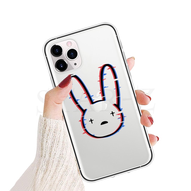 Popular Rapper Singer Bad Bunny Transparent Phone Case for Apple IPhone 11 12 13 X XR 7.jpg 640x640 7 - Bad Bunny Store