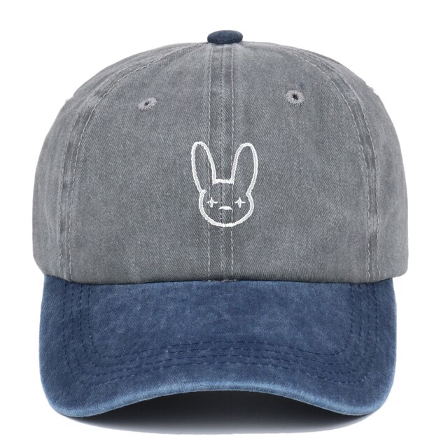 Bad Rabbit Bunny Hat Cotton Embroidery Baseball Cap Unisex Concert Hat Hip  Hop Hat