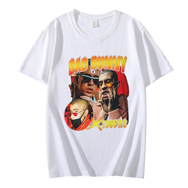 Man Tshirt Graphic Hip Hop Top Tees Vintage Rapper Bad Bunny Yhlqmdlg T Shirt Men Unisex 4.jpg 640x640 4 - Bad Bunny Store