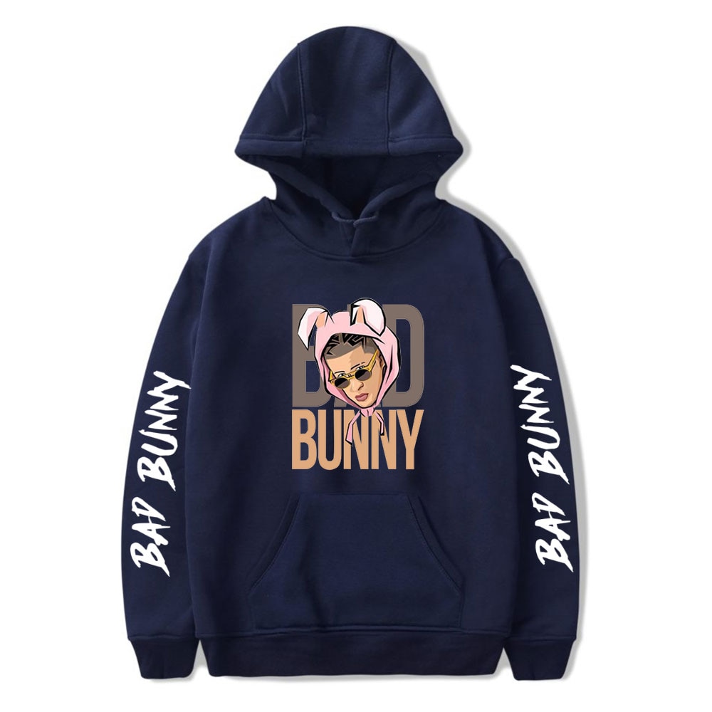 bad bunny pullover hooded sweatshirt bbm0108 4574 - Bad Bunny Store