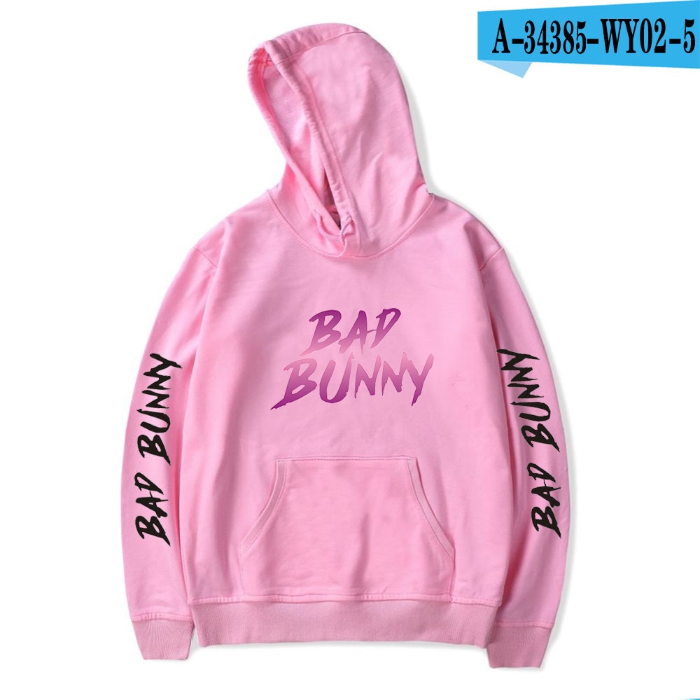bad bunny pullover hooded sweatshirt bbm0108 6138 - Bad Bunny Store