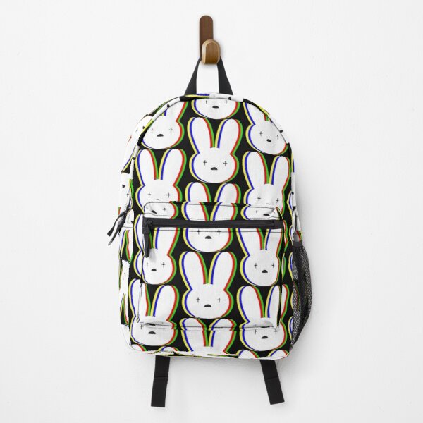 Bad Bunny Pattern Backpack RB3107 product Offical Bad Bunny Merch