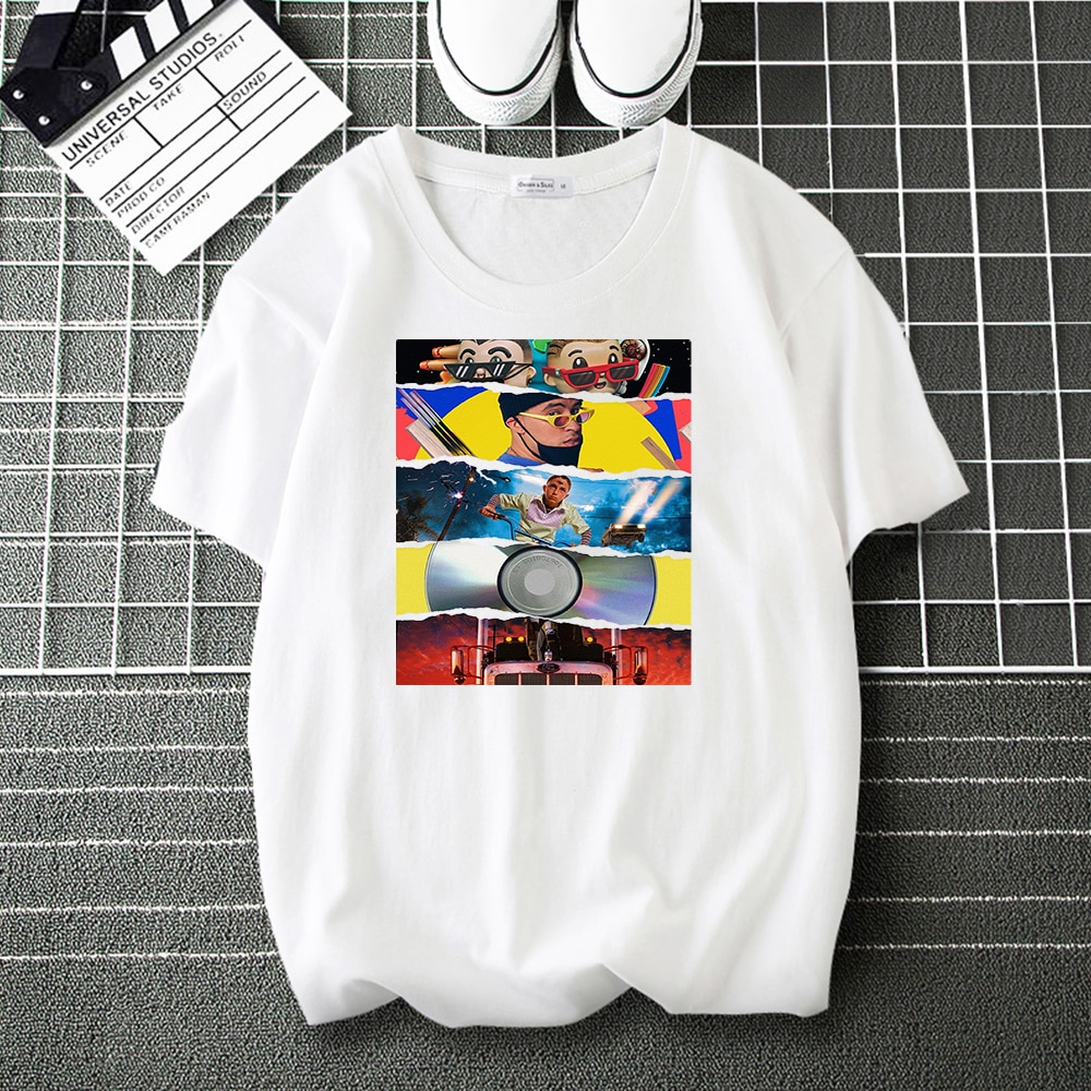 Funko pop Bad Bunny Album Cover Rap T Shirts for Men Woman Casual Tee Shirts Summer 1 - Bad Bunny Store