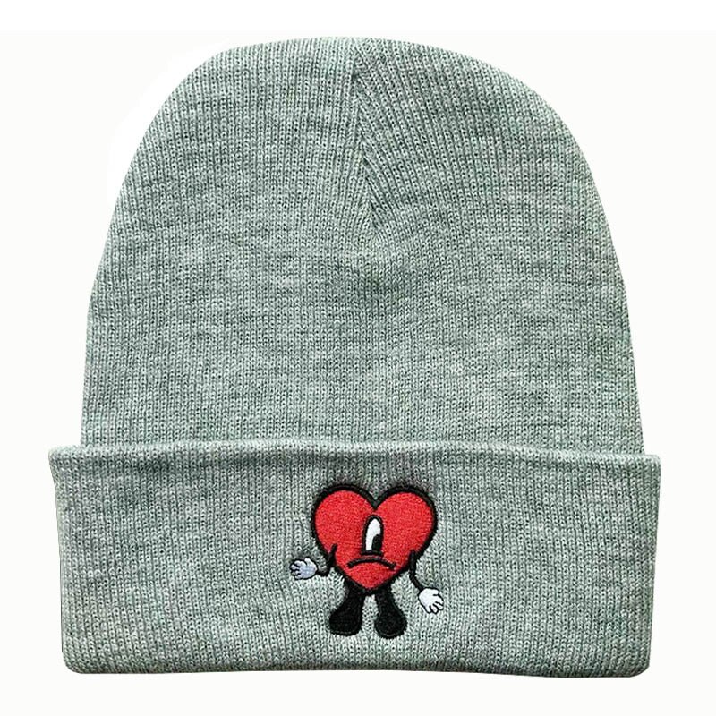 Fashion Bad Bunny Beanie Hat Women Men Casual Outdoor Winter Hat Ski Cycling Knitted Hats Unisex 5 - Bad Bunny Store