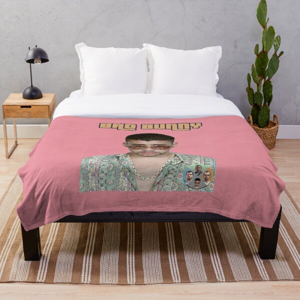 Bad Bunny Throw Blanket RB3107 product Offical Bad Bunny Merch